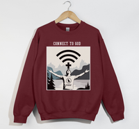 Load image into Gallery viewer, Connect To God, The Password Is Prayer - Christian Sweatshirt