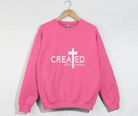 Load image into Gallery viewer, Created With A Purpose - Christian Sweatshirt