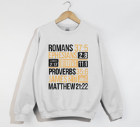 Load image into Gallery viewer, Bible Faith Verses - Christian Sweatshirt
