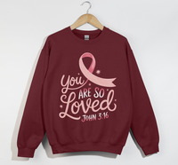 Load image into Gallery viewer, You Are So Loved - Women&#39;s Christian Sweatshirt
