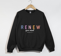 Load image into Gallery viewer, Renew Your Mind - Christian Sweatshirt