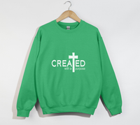 Load image into Gallery viewer, Created With A Purpose - Christian Sweatshirt