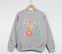 Load image into Gallery viewer, Jesus Loves You - Christian Sweatshirt
