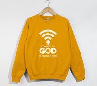 Load image into Gallery viewer, Connect To God, The Password Is Prayer - Christian Sweatshirt
