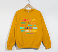 Load image into Gallery viewer, Faithful And Good - Goodness Of God Lyrics Sweatshirt
