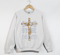 Load image into Gallery viewer, Saved By The Blood - Jesus Sweatshirt