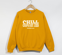 Load image into Gallery viewer, Chill, God’s Got This - Christian Sweatshirt