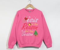Load image into Gallery viewer, Jesus Is The Reason For The Season - Christmas Sweatshirt
