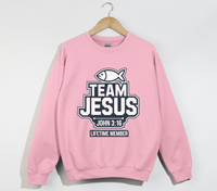 Load image into Gallery viewer, Team Jesus, Lifetime Member - Christian Sweatshirt