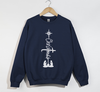 Load image into Gallery viewer, Christmas Nativity Design Sweatshirt
