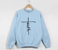 Load image into Gallery viewer, Cross Faith Women&#39;s Sweatshirt
