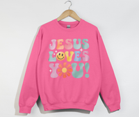 Load image into Gallery viewer, Jesus Loves You - Christian Sweatshirt
