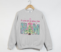 Load image into Gallery viewer, Oh Come Let Us Adore Him - Christmas Sweatshirt
