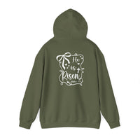 Load image into Gallery viewer, He Is Risen - Easter Hoodie Back and Front Print

