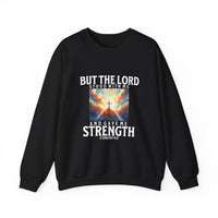 Load image into Gallery viewer, Christian Strength Sweatshirt, 2 Timothy 4:17, Bible Verse, Unisex Faith Shirt, But the Lord Stood with Me