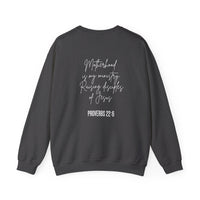 Load image into Gallery viewer, Motherhood is Kingdom Work and my Ministry - Christian Sweatshirt for Mom
