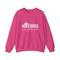 Load image into Gallery viewer, Motherhood is Kingdom Work and my Ministry - Christian Sweatshirt for Mom
