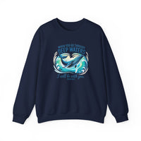 Load image into Gallery viewer, Isaiah 43:2, When You Go Through Deep Waters, Faith Sweatshirt, Bible Verse Shirt, Whale Shirt