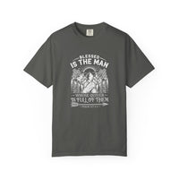 Load image into Gallery viewer, Blessed Is the Man Whose Quiver Is Full of Them Shirt - Bible Verse Men's Tee