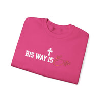 Load image into Gallery viewer, His Way Is Better Christian Sweatshirt, Faith Shirt Unisex, Jesus Cross Gift
