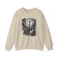 Load image into Gallery viewer, Crucifixion of Jesus, Easter Shirt, Christian Sweatshirt, Jesus Cross Shirt, Faith Shirt