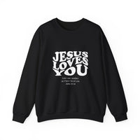 Load image into Gallery viewer, Jesus Loves You Love One Another - Sweatshirt
