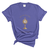 Load image into Gallery viewer, Not Me But God St Carlo Acutis - Catholic Devotion T Shirt