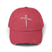 Load image into Gallery viewer, Cross Nails Distressed Cap
