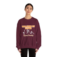 Load image into Gallery viewer, Walking by Faith, Tripping Constantly Sweatshirt, Christian Crewneck, Religious Pullover, Christian Gift, Religious Clothing
