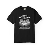 Load image into Gallery viewer, Blessed Is the Man Whose Quiver Is Full of Them Shirt - Bible Verse Men's Tee