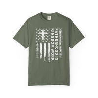 Load image into Gallery viewer, Fatherhood Is Kingdom Work - Comfort Colors Men's Tee