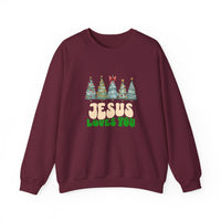 Load image into Gallery viewer, Jesus Loves You, Christmas Sweatshirt, Christian Holiday Shirt, Faith Christmas, Jesus Lover Gift, Religious Xmas Apparel