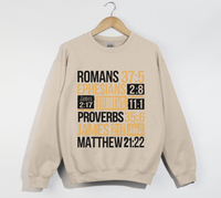 Load image into Gallery viewer, Bible Faith Verses - Christian Sweatshirt
