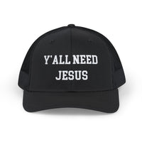 Load image into Gallery viewer, Snapback Trucker Cap - Y&#39;all Need Jesus
