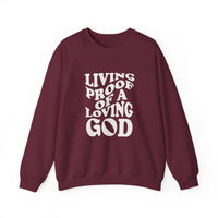 Load image into Gallery viewer, Living Proof Of A Loving God - Sweatshirt
