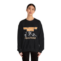 Load image into Gallery viewer, Walking by Faith, Tripping Constantly Sweatshirt, Christian Crewneck, Religious Pullover, Christian Gift, Religious Clothing
