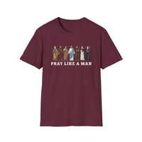Load image into Gallery viewer, Pray Like A Man, Christian Saints T-shirt, Jesus and Disciples, Faith Shirt, Catholic Easter Church Gift for Men