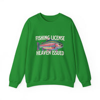 Load image into Gallery viewer, Fishing License - Heaven Issued Sweatshirt
