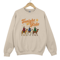 Load image into Gallery viewer, Tonight We Ride Shirt - Three Kings, Wise Men Crewneck