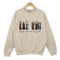 Load image into Gallery viewer, Reza Como Mujer - Pray like a Girl Sweatshirt Spanish version en Espanol