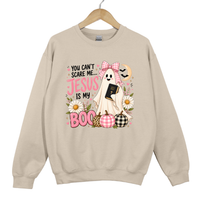 Load image into Gallery viewer, You Can't Scare Me Jesus Is My Boo - Funny Halloween Top, Autumn Women's Sweatshirt