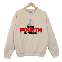 Load image into Gallery viewer, May The Fourth Be With You, Christian Sweatshirt, Faith Based Scripture, Religious Gift for Believers, Daniel 3 17