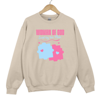Load image into Gallery viewer, Woman Of God Loved By His Man - Couple Christian Sweatshirt