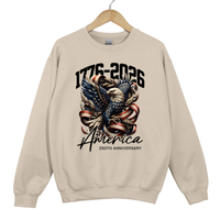 Load image into Gallery viewer, America 250th Anniversary, 1776 2026 Patriotic Eagle, American Flag Shirt, USA Independence Gift
