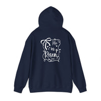 Load image into Gallery viewer, He Is Risen - Easter Hoodie Back and Front Print
