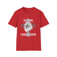 Load image into Gallery viewer, Be Strong And Courageous - Christian Men Shirt
