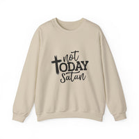 Load image into Gallery viewer, Not Today Satan - Women&#39;s Sweatshirt
