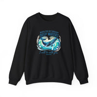 Load image into Gallery viewer, Isaiah 43:2, When You Go Through Deep Waters, Faith Sweatshirt, Bible Verse Shirt, Whale Shirt