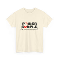 Load image into Gallery viewer, Power Couple - Powered by God Valentine&#39;s Day matching shirts
