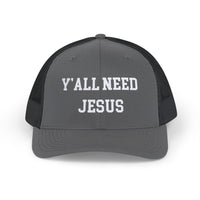 Load image into Gallery viewer, Snapback Trucker Cap - Y&#39;all Need Jesus

